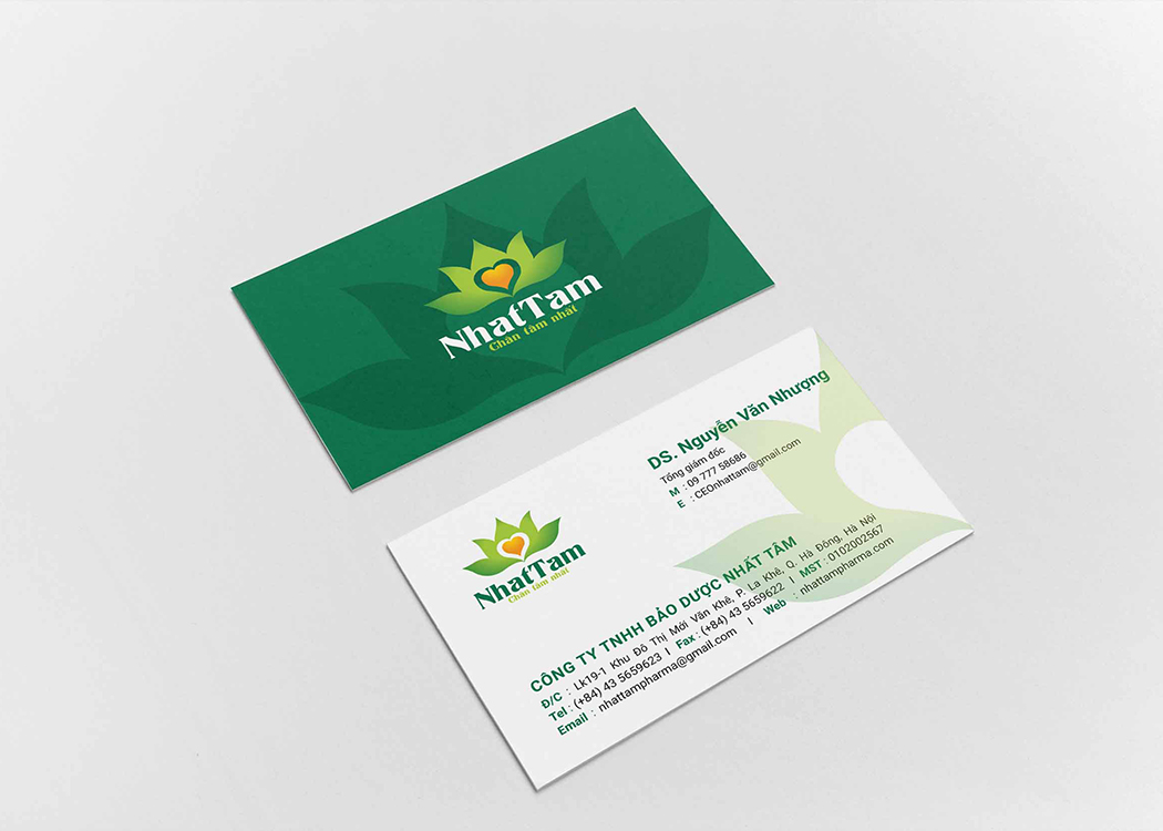 NHẤT TÂM - Thiết kế logo dược phẩm y tế NHẤT TÂM
